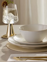 12 Piece Gold Kya Dinner Set - Image 3 of 5