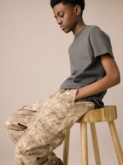 Stone Camo Cargo Trousers (3-16yrs) - Image 4 of 9