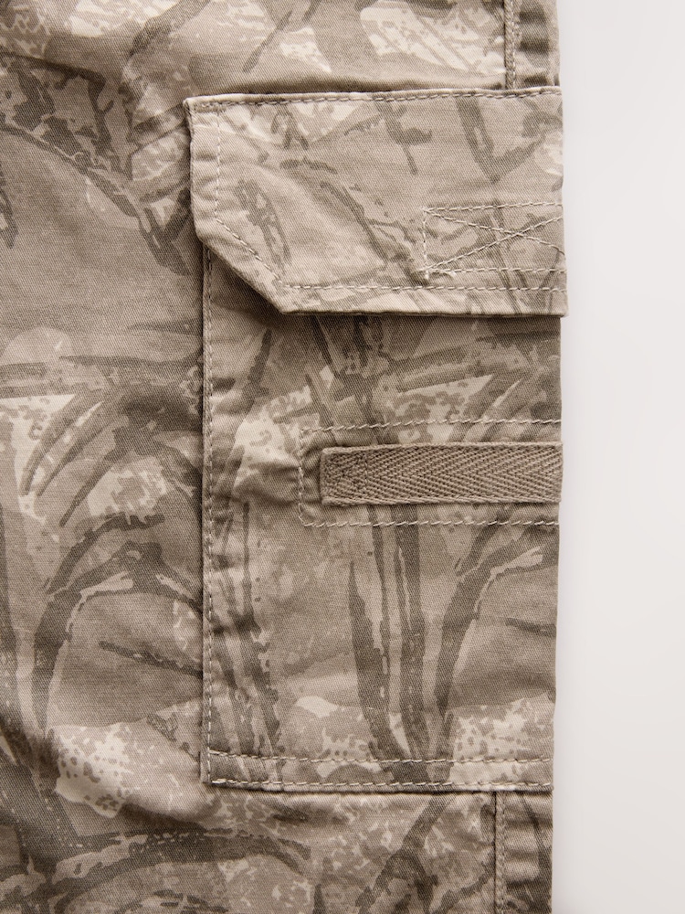 Stone Camo Cargo Trousers (3-16yrs) - Image 9 of 9