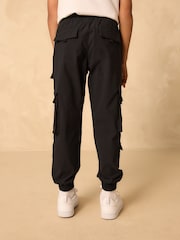 Black Cargo Premium Putty Trousers (3-16yrs) - Image 2 of 11