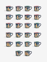 Navy Hummingbird Alphabet Mug - Image 1 of 3