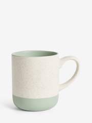 Set of 4 Sage Green Otis Mugs - Image 3 of 3
