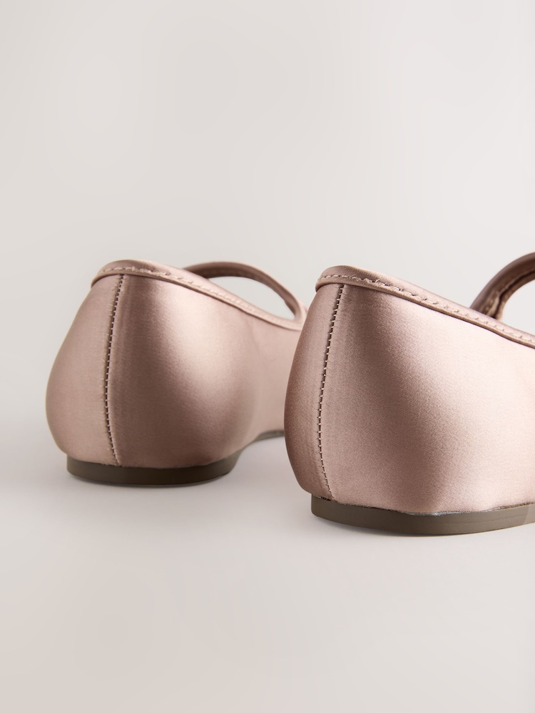 Pink Forever Comfort® Round Toe Buckle Detail Mary Jane Shoes - Image 10 of 10
