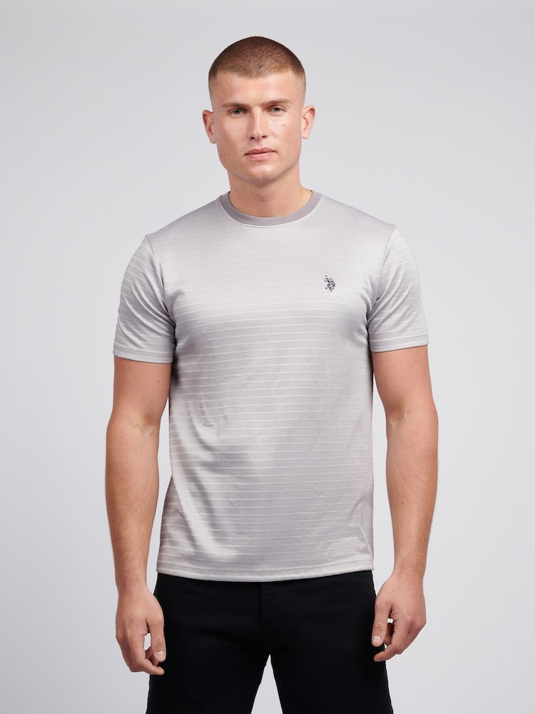 U.S. Polo Assn Mens Textured T-Shirt - Bild 1 von 7