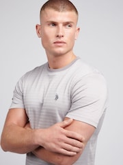U.S. Polo Assn Mens Textured T-Shirt - Bild 2 von 7
