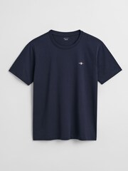 GANT Blue 100% Cotton Jersey Pyjamas Set - Image 2 of 4
