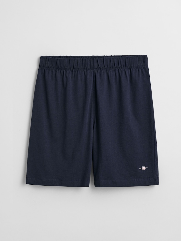 GANT Blue 100% Cotton Jersey Pyjamas Set - Image 4 of 4