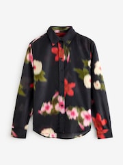 GANT Black Regular-Fit Floral Silk Shirt - Image 6 of 6