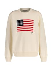 GANT Cream Flag Knit Jumper - Image 1 of 3