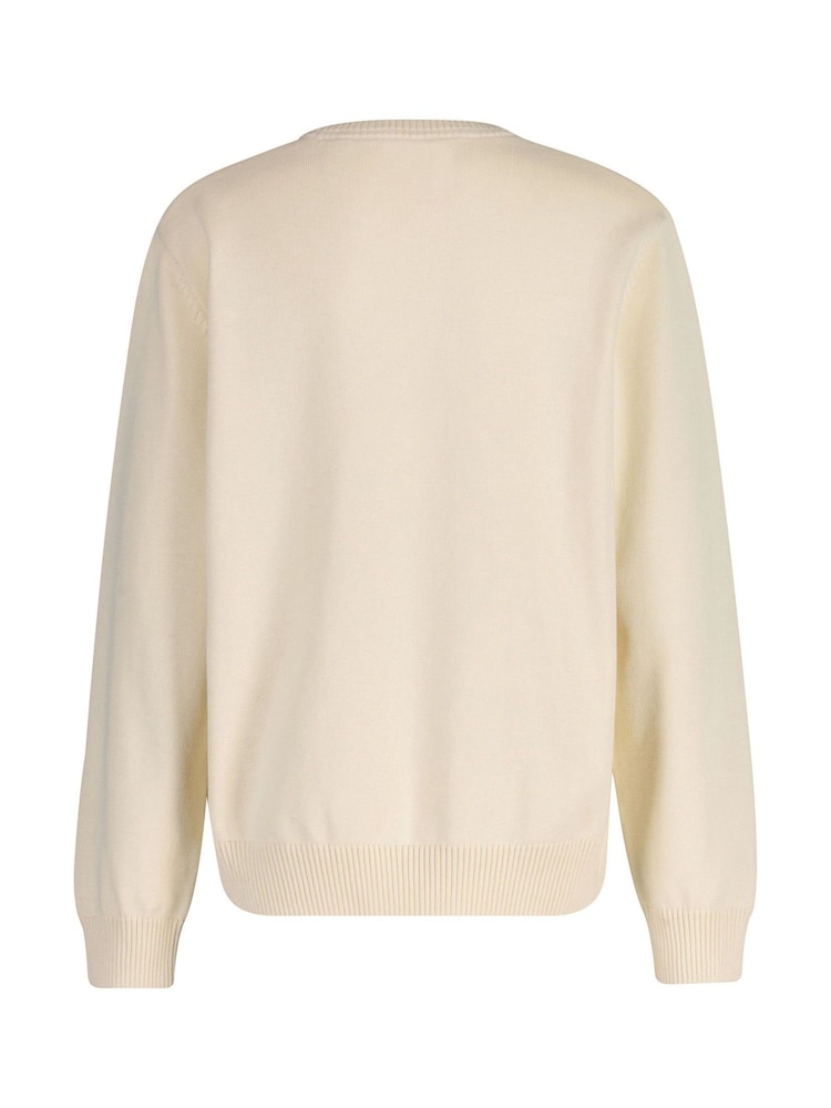GANT Cream Flag Knit Jumper - Image 2 of 3