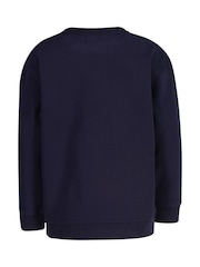 GANT Blue Kids Varsity Inspired Sports Logo Sweatshirt - Image 2 of 3