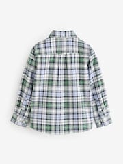 GANT Blue Boys Check Oxford Shirt - Image 2 of 4
