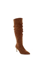 Dune London Brown Slouchings Slouch Point Boots - Image 2 of 5