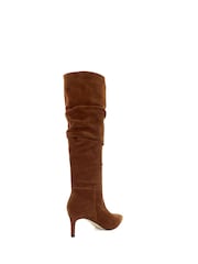 Dune London Brown Slouchings Slouch Point Boots - Image 3 of 5