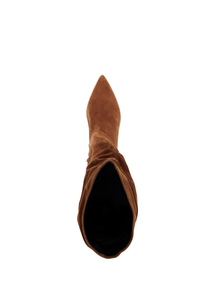 Dune London Brown Slouchings Slouch Point Boots - Image 5 of 5