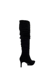 Dune London Black Slouchings Slouch Point Boots - Image 4 of 6