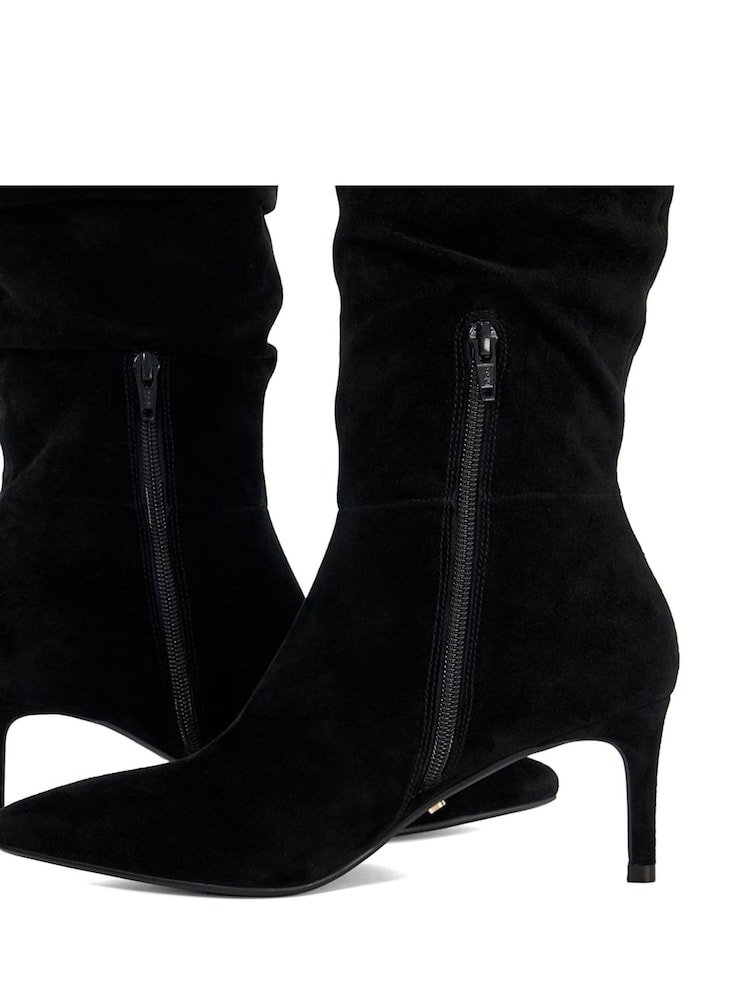 Dune London Black Slouchings Slouch Point Boots - Image 6 of 6