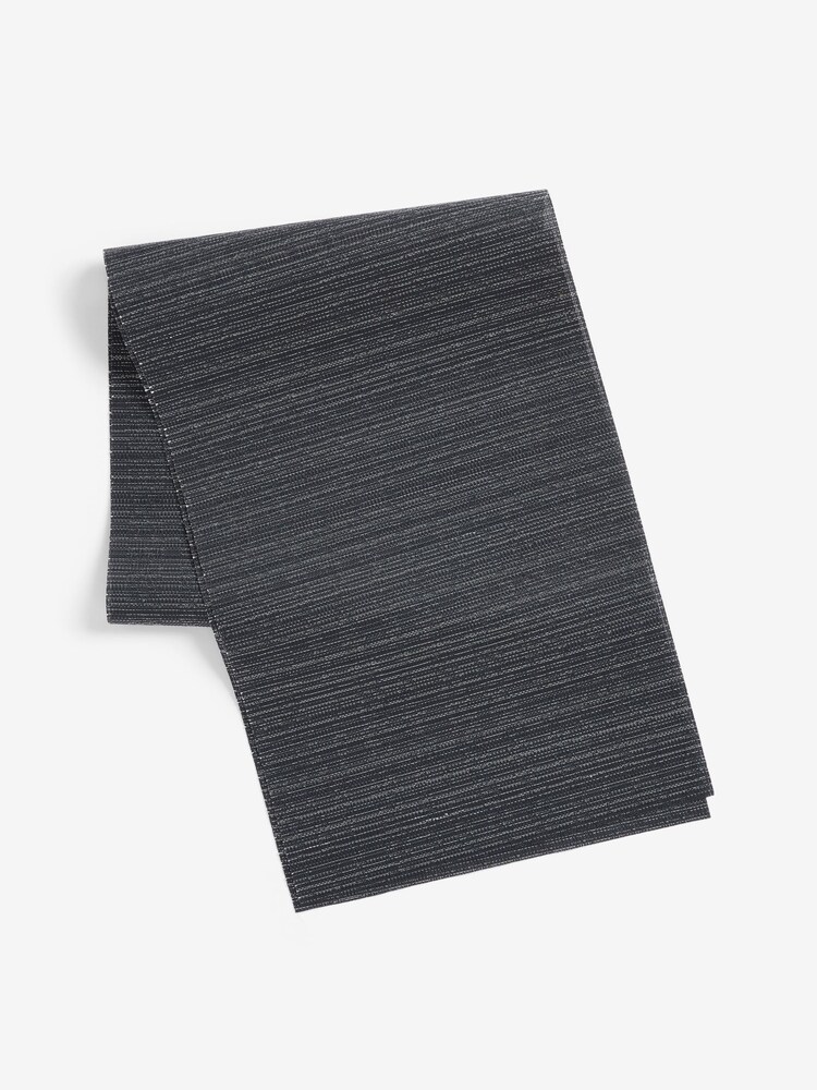 Set of 5 Charcoal Grey Wipe Clean Placemats and Runners Set - Image 1 of 1