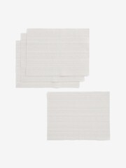 Set of 5 Silver Wipe Clean Placemats and Runners Set - Image 1 of 1