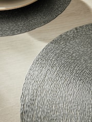 Set of 4 Silver Wipe Clean PVC Placemats - Image 3 of 4