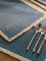 Set of 4 Blue Placemats - Image 3 of 4