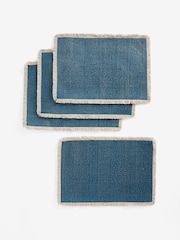 Set of 4 Blue Placemats - Image 4 of 4