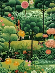 Graham & Brown Green Arley Garden Day 10M Wallpaper - Image 2 of 4