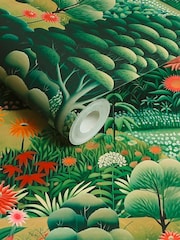 Graham & Brown Green Arley Garden Day 10M Wallpaper - Image 3 of 4