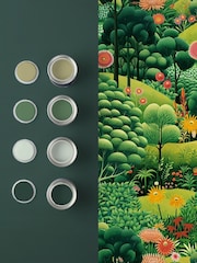 Graham & Brown Green Arley Garden Day 10M Wallpaper - Image 4 of 4