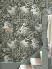 Graham & Brown Black & White Benmore Ridge 10M Wallpaper - Image 1 of 4