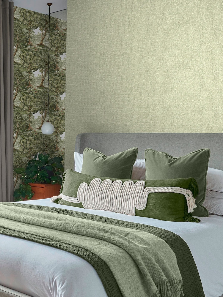 Graham & Brown Sage Albion Texture 10M Wallpaper - Image 1 of 4