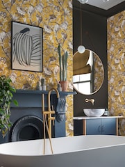 Graham & Brown Yellow Perrow 10M Wallpaper - Image 1 of 4