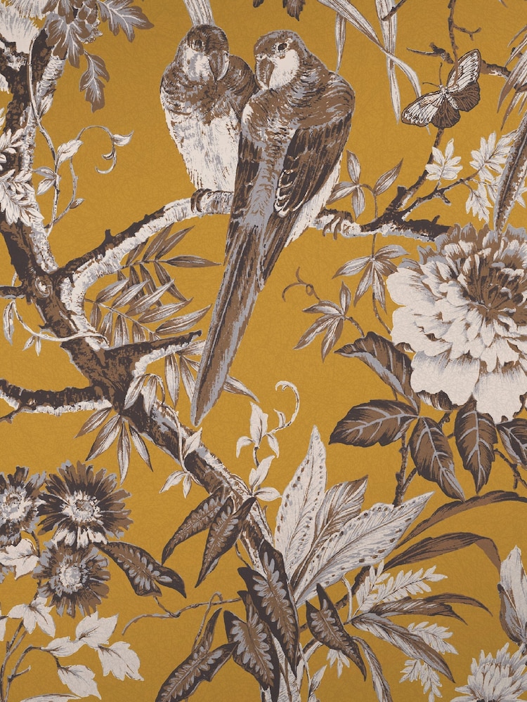 Graham & Brown Yellow Perrow 10M Wallpaper - Image 2 of 4