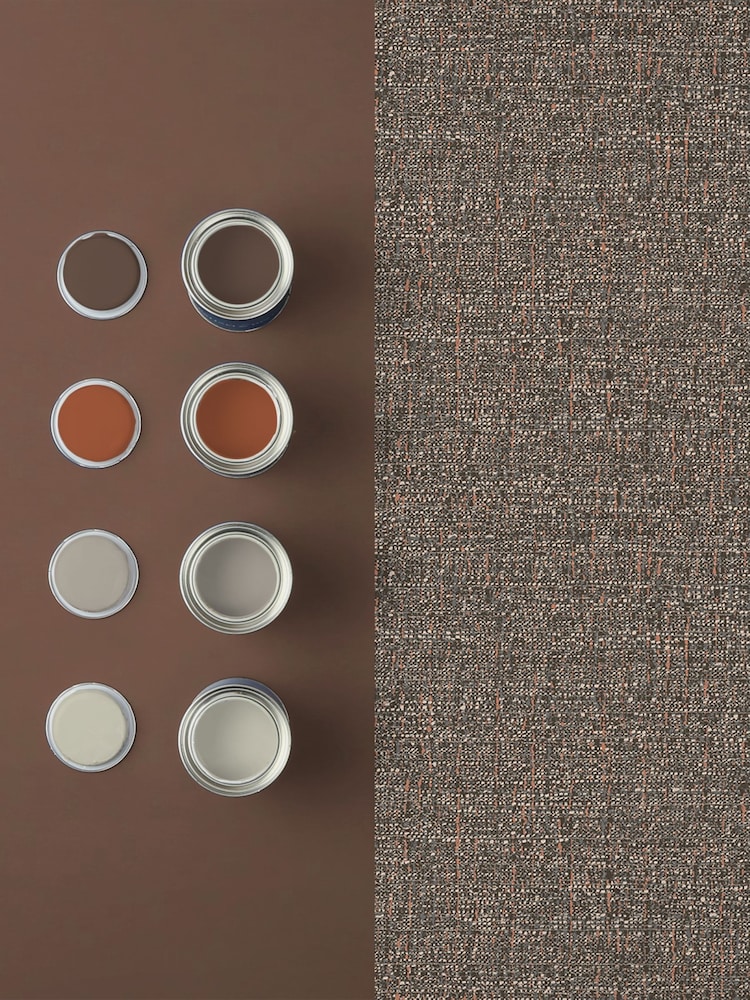 Graham & Brown Chocolate Albion Texture 10M Wallpaper - Image 4 of 4