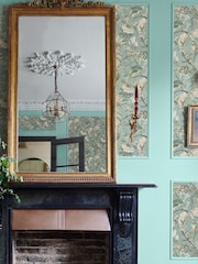Graham & Brown Duck Egg Perrow 10M Wallpaper - Image 1 of 4