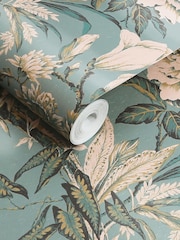 Graham & Brown Duck Egg Perrow 10M Wallpaper - Image 3 of 4
