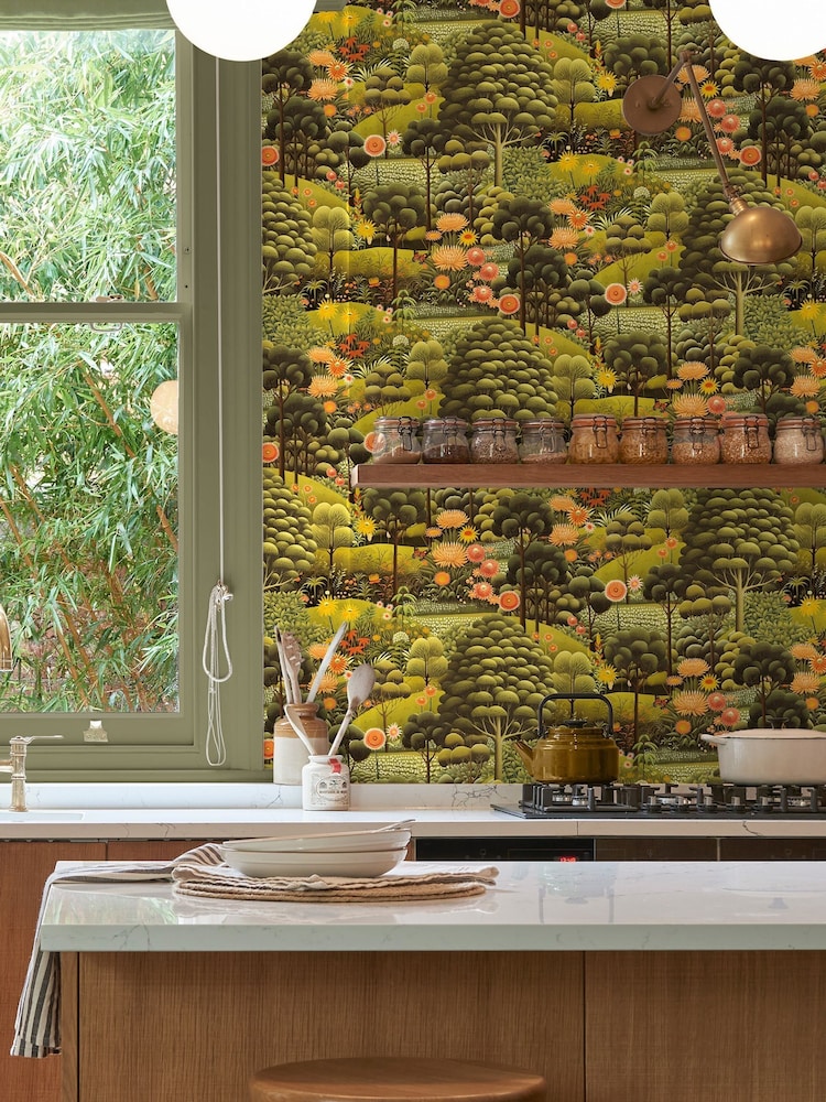 Graham & Brown Dusk Arley Garden 10M Wallpaper - Image 1 of 4