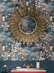 Graham & Brown Midnight Glenwhan Wildflower 10M Wallpaper - Image 1 of 4