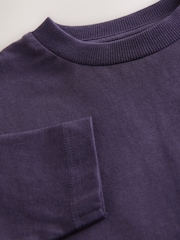 Purple Back Print Long Sleeve T-Shirt (3mths-7yrs) - Image 3 of 4