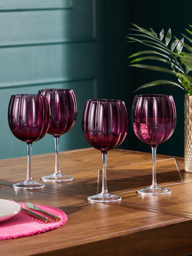 Juego de 4 copas de vino Ottilie - Imagen 1 de 3