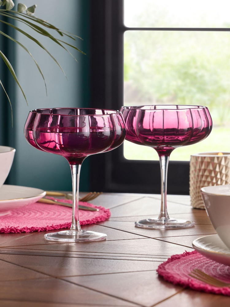 S Set of 2 Ottilie Cocktail Glasses - Imagen 1 de 4
