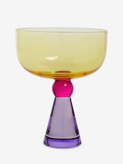Set of 2 Multi Aubrie Bright Cocktail Glasses - Image 3 of 3