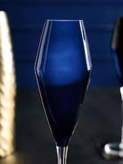 Navy Nova Set of 4 Prosecco Flute Glasses - Image 2 of 3