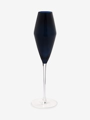 Navy Nova Set of 4 Prosecco Flute Glasses - Image 3 of 3