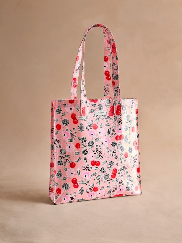 Cath Kidston Pink Cherry Large Book Bag - Image 1 of 3