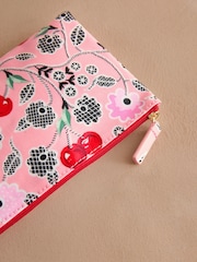 Cath Kidston Pink Cherry 100% Cotton Zip Purse - Image 3 of 3