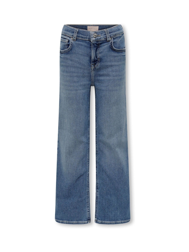 ONLY KIDS Blue Wide Leg Comfort Stretch Jeans - Image 2 of 4