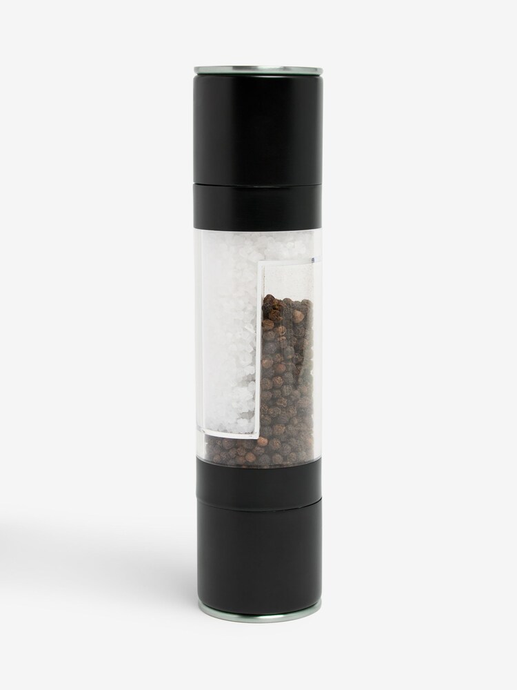 Black Steel Two in One Salt and Pepper Grinder - Image 3 of 3
