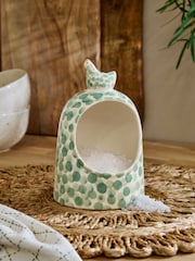 Sage Green Chicken Salt Pig Serveware - Image 1 of 5
