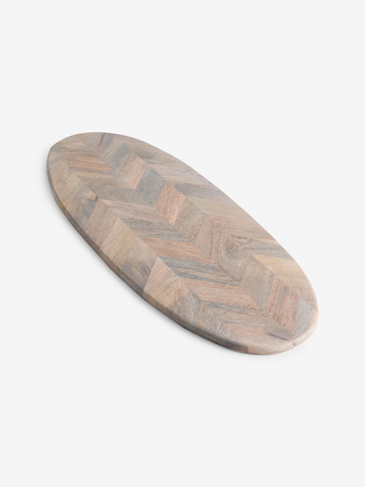 Grey Wood XXL Valencia Serve Board - Image 4 of 4 Grey Wood XXL Valencia Serve Board - Image 4 of 4